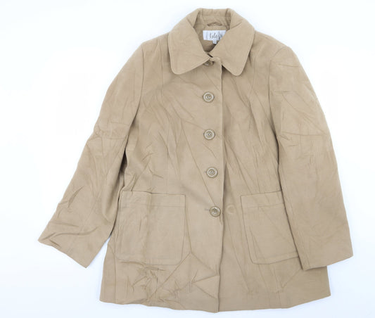 Womens UK Size 16 isle Beige Overcoat