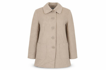 Womens UK Size 16 isle Beige Overcoat