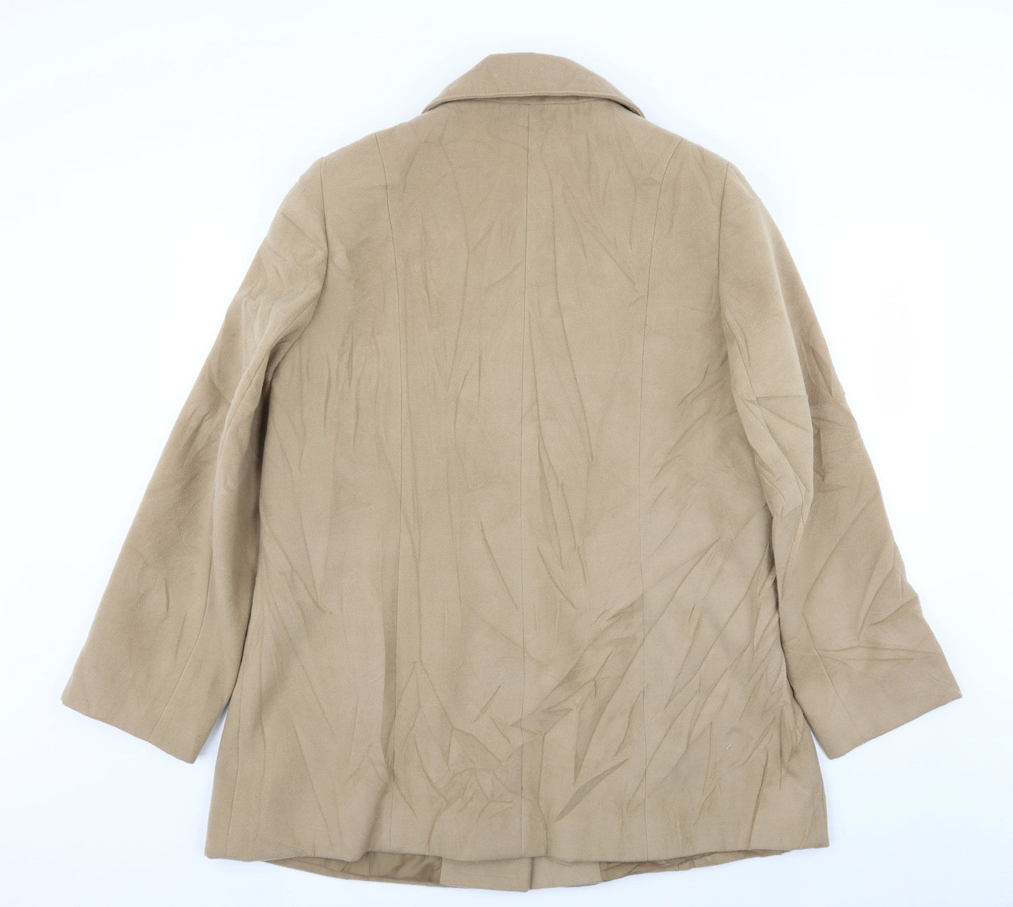 Womens UK Size 16 isle Beige Overcoat