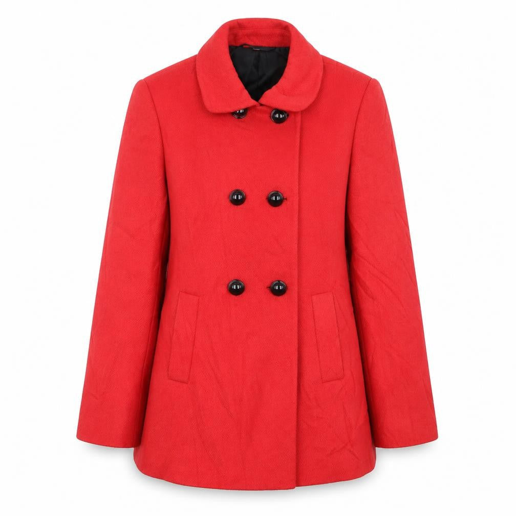 Womens UK Size 14 isle Red Overcoat