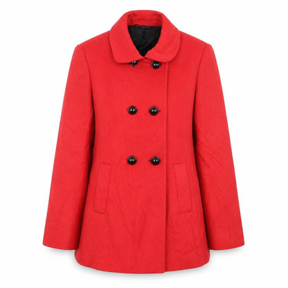 Womens UK Size 14 isle Red Overcoat