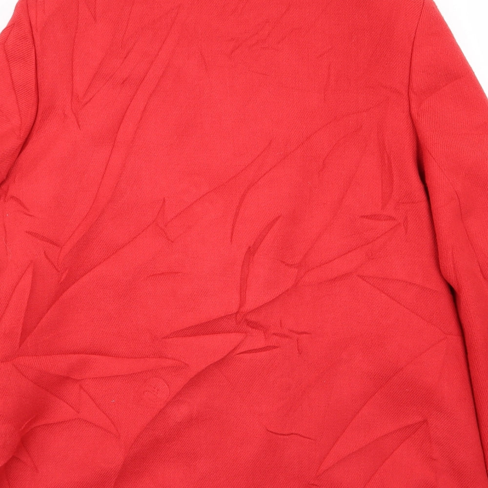 Womens UK Size 14 isle Red Overcoat