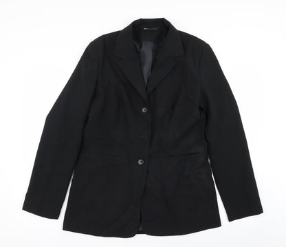 BHS Womens Black   Jacket Blazer Size 12