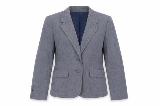Womens UK Size 12 Debenhams Petites Blue Blazer