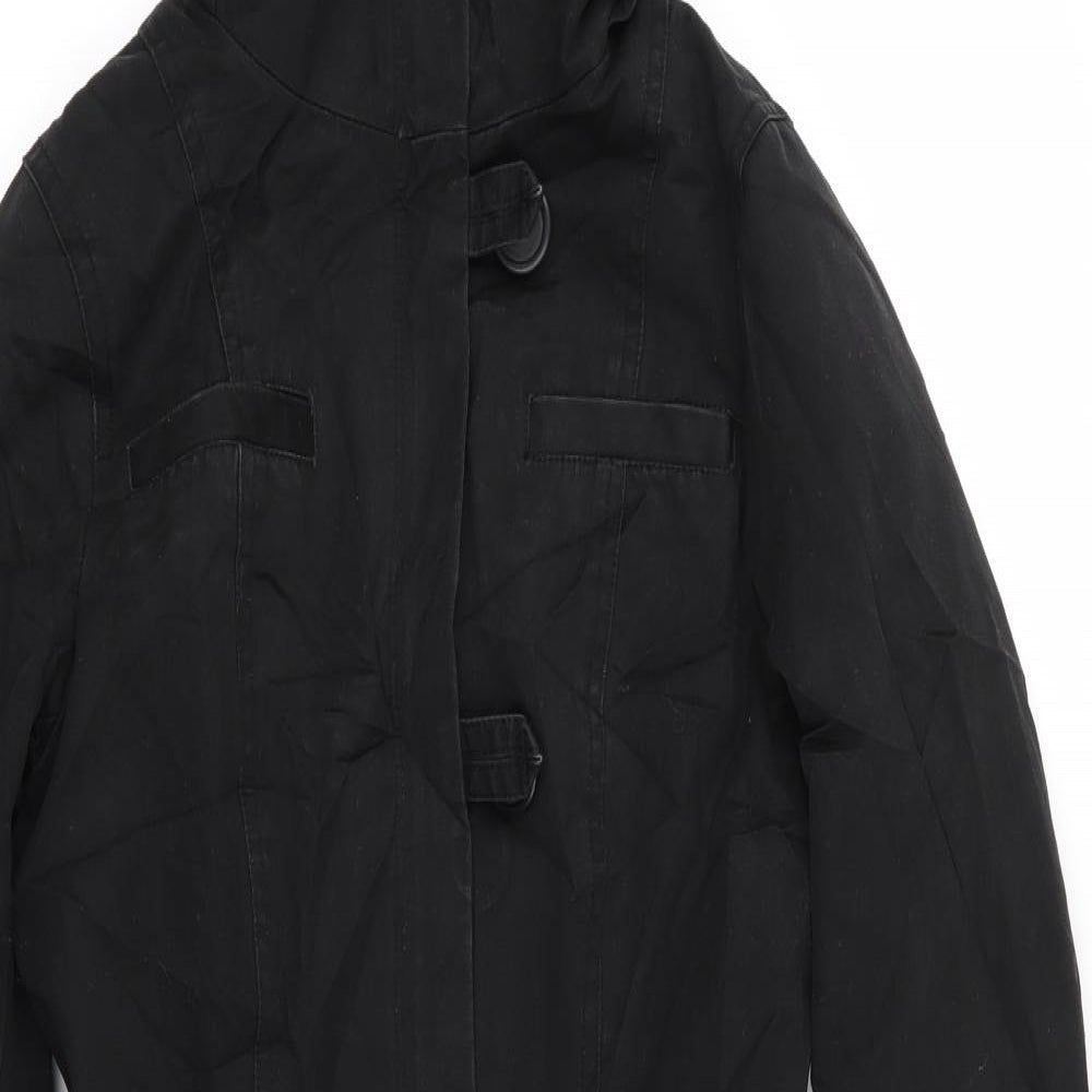 Divided by H&M Womens Black   Jacket Coat Size 8
