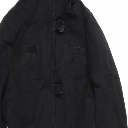 Divided by H&M Womens Black   Jacket Coat Size 8