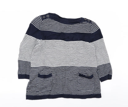Wallis Womens Multicoloured Striped  Pullover Jumper Size S