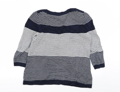 Wallis Womens Multicoloured Striped  Pullover Jumper Size S