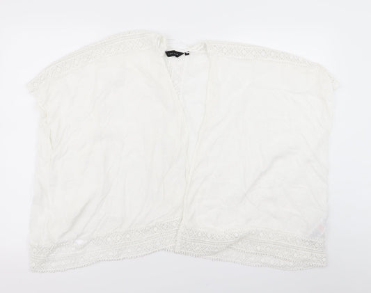 Womens UK Size 8 New Look White Cardigan Jumper