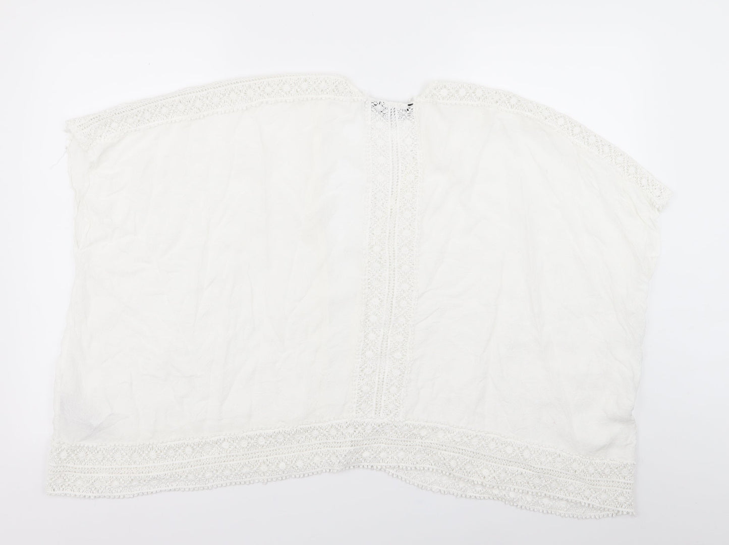 Womens UK Size 8 New Look White Cardigan Jumper