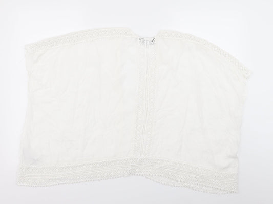 Womens UK Size 8 New Look White Cardigan Jumper