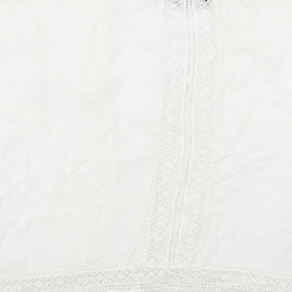 Womens UK Size 8 New Look White Cardigan Jumper