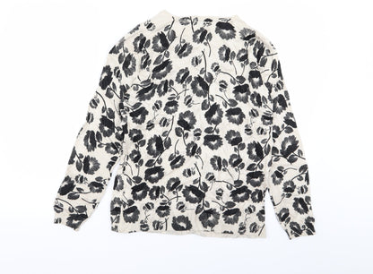 F&F Womens Multicoloured Floral  Cardigan Jumper Size 12