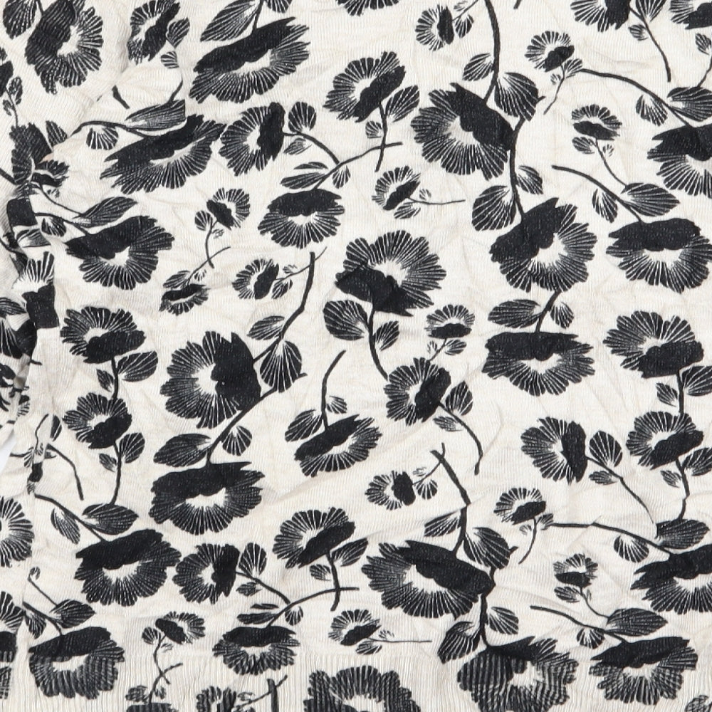 F&F Womens Multicoloured Floral  Cardigan Jumper Size 12