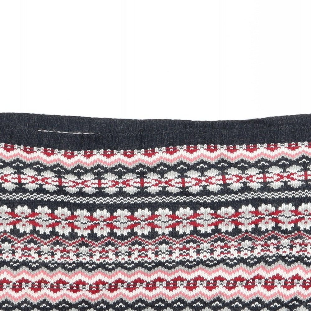 Primark Womens Multicoloured Geometric  Basic Tank Size 8  - Boob Tube