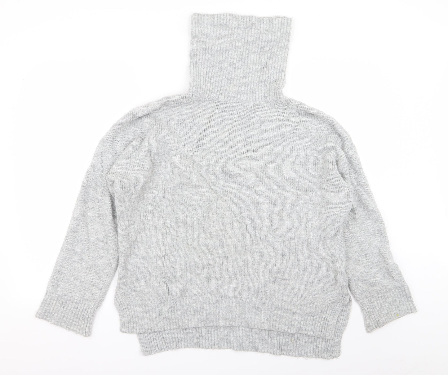 Basic Womens Grey   Pullover Jumper Size L