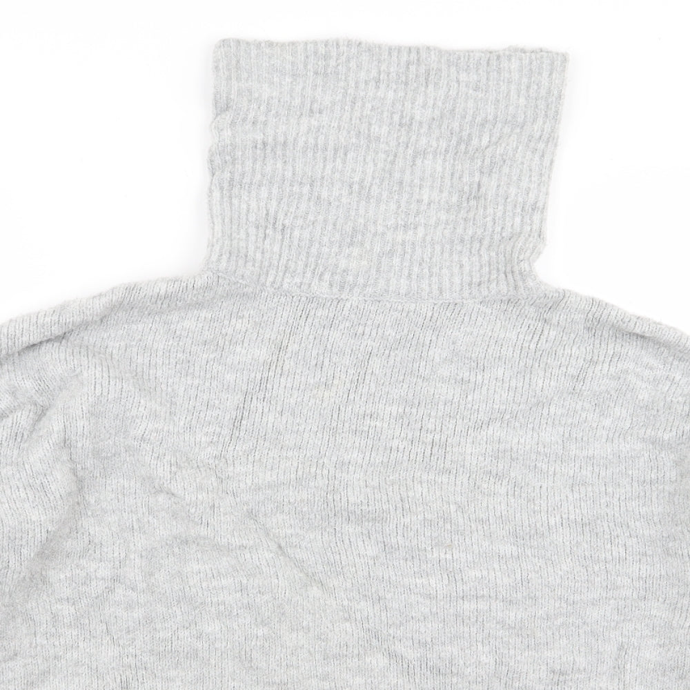 Basic Womens Grey   Pullover Jumper Size L
