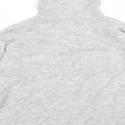 Basic Womens Grey   Pullover Jumper Size L