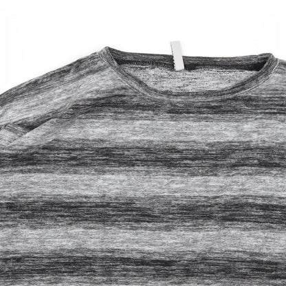 intuition Womens Grey Striped  Pullover Jumper Size 12