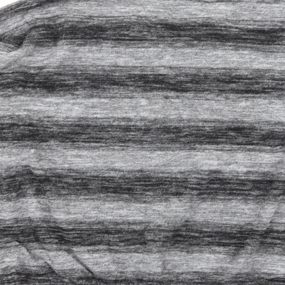 intuition Womens Grey Striped  Pullover Jumper Size 12