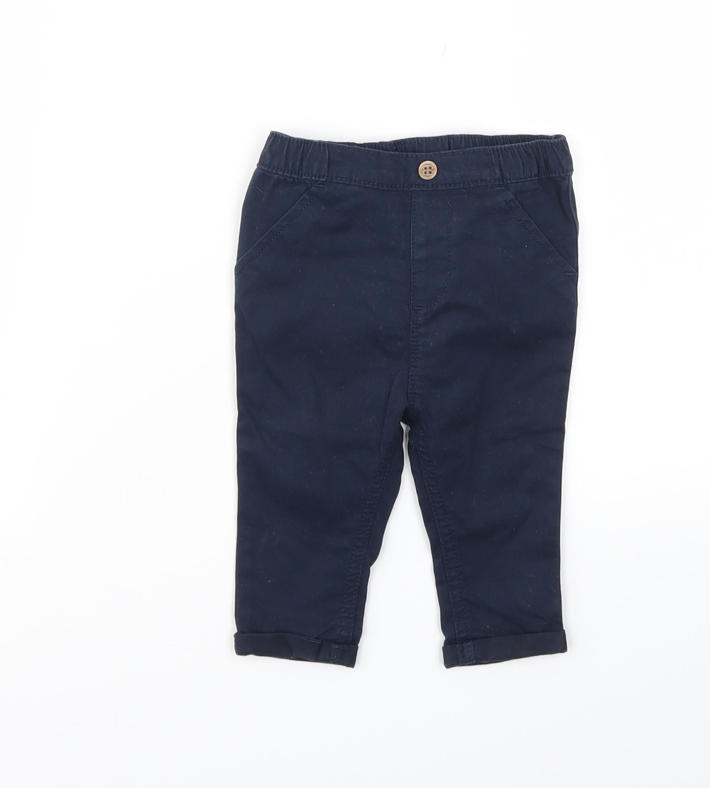 NEXT Girls Blue   Capri Trousers Size 3-6 Months