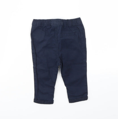NEXT Girls Blue   Capri Trousers Size 3-6 Months