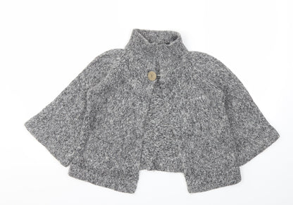 Womens UK Size 12 New Look Grey Cardigan Jumper