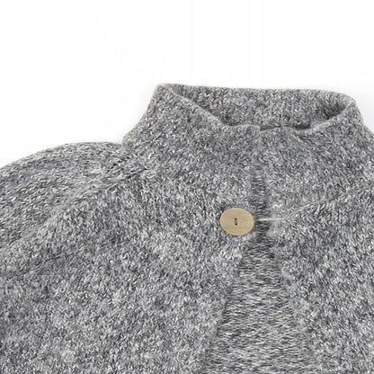 Womens UK Size 12 New Look Grey Cardigan Jumper
