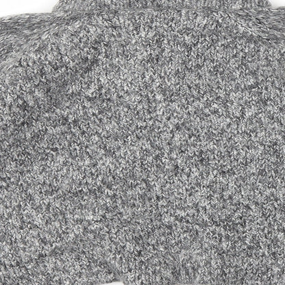 Womens UK Size 12 New Look Grey Cardigan Jumper