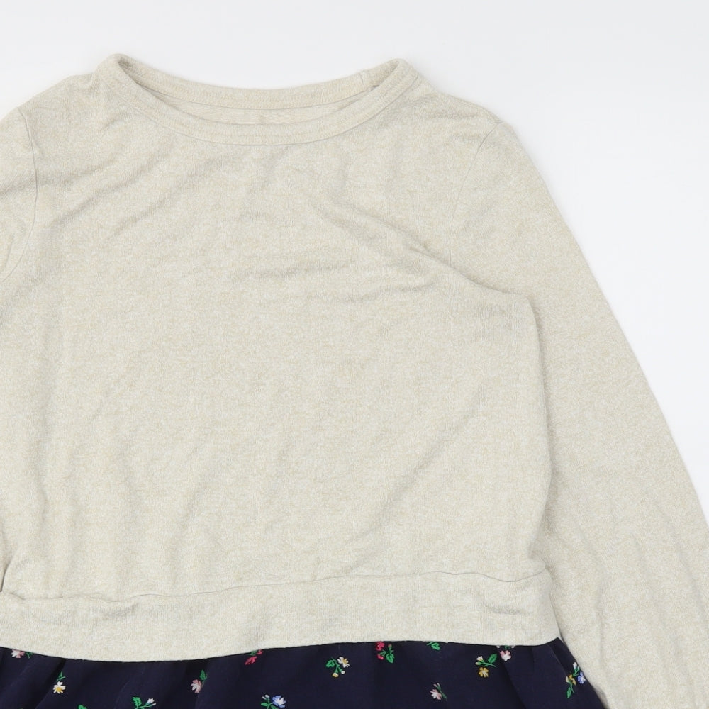 Gap Girls Brown Floral  Fit & Flare  Size XL