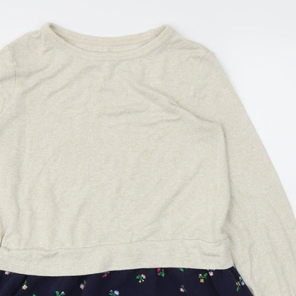 Gap Girls Brown Floral  Fit & Flare  Size XL