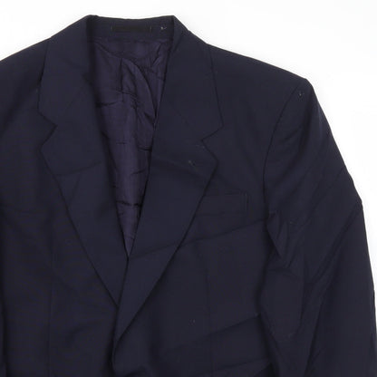 Scott Damel Mens Blue   Jacket Blazer Size 40