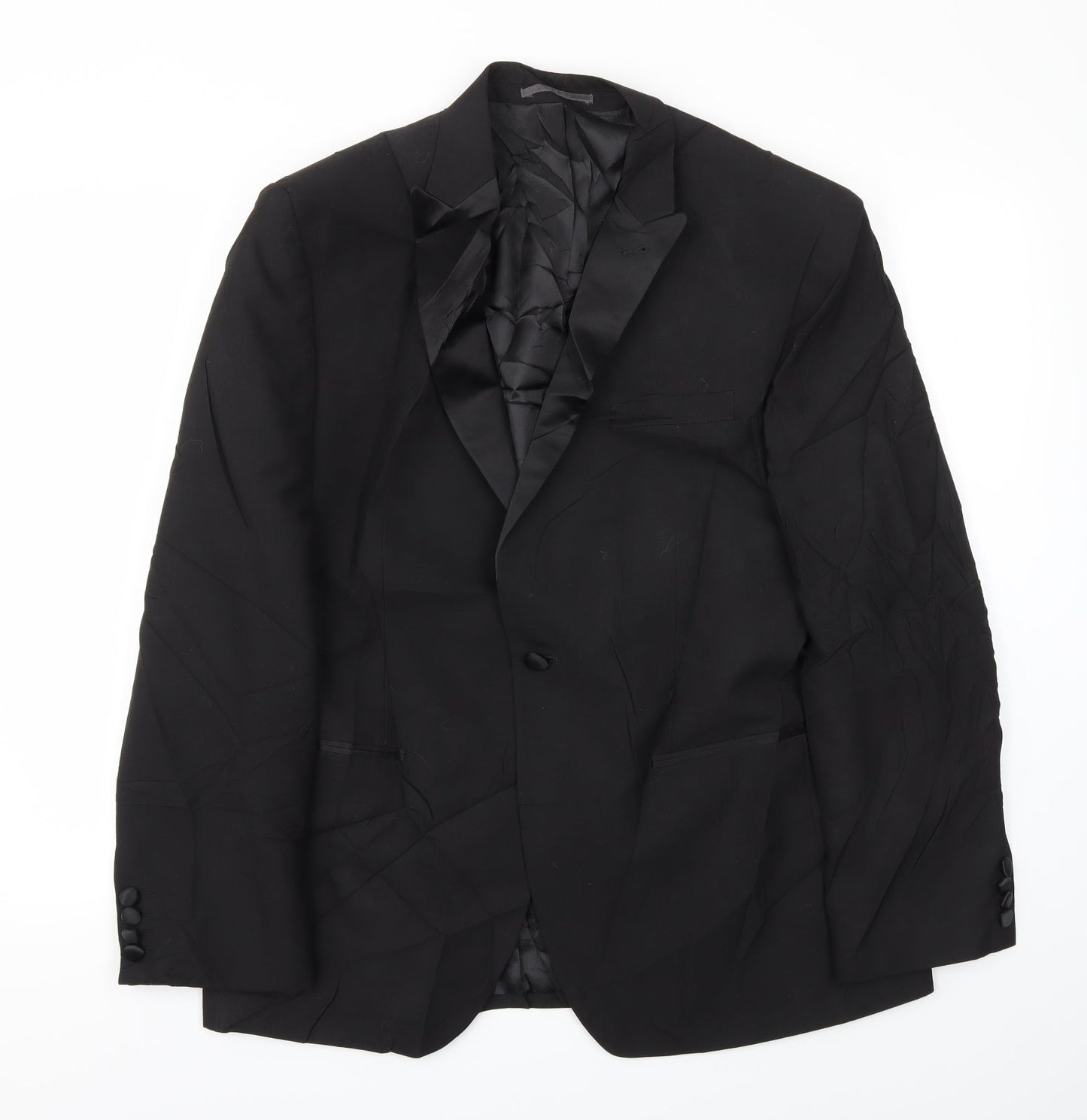 Mens UK Size 42 NEXT Regular Black Suit Jacket