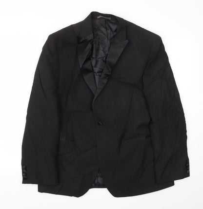 Mens UK Size 42 NEXT Regular Black Suit Jacket
