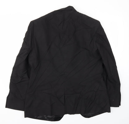 Mens UK Size 42 NEXT Regular Black Suit Jacket