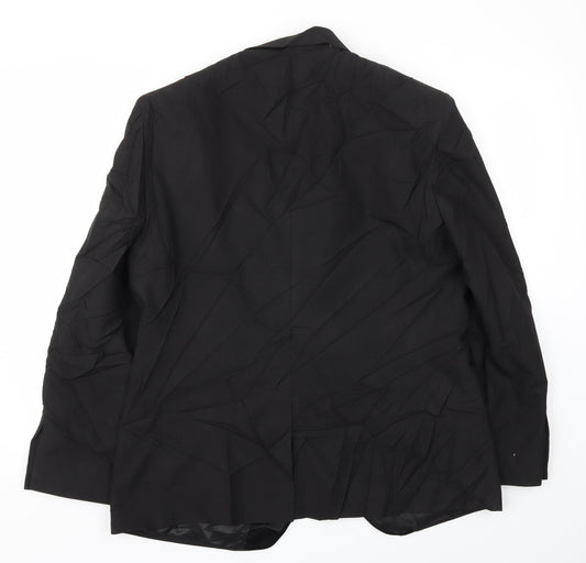 Mens UK Size 42 NEXT Regular Black Suit Jacket
