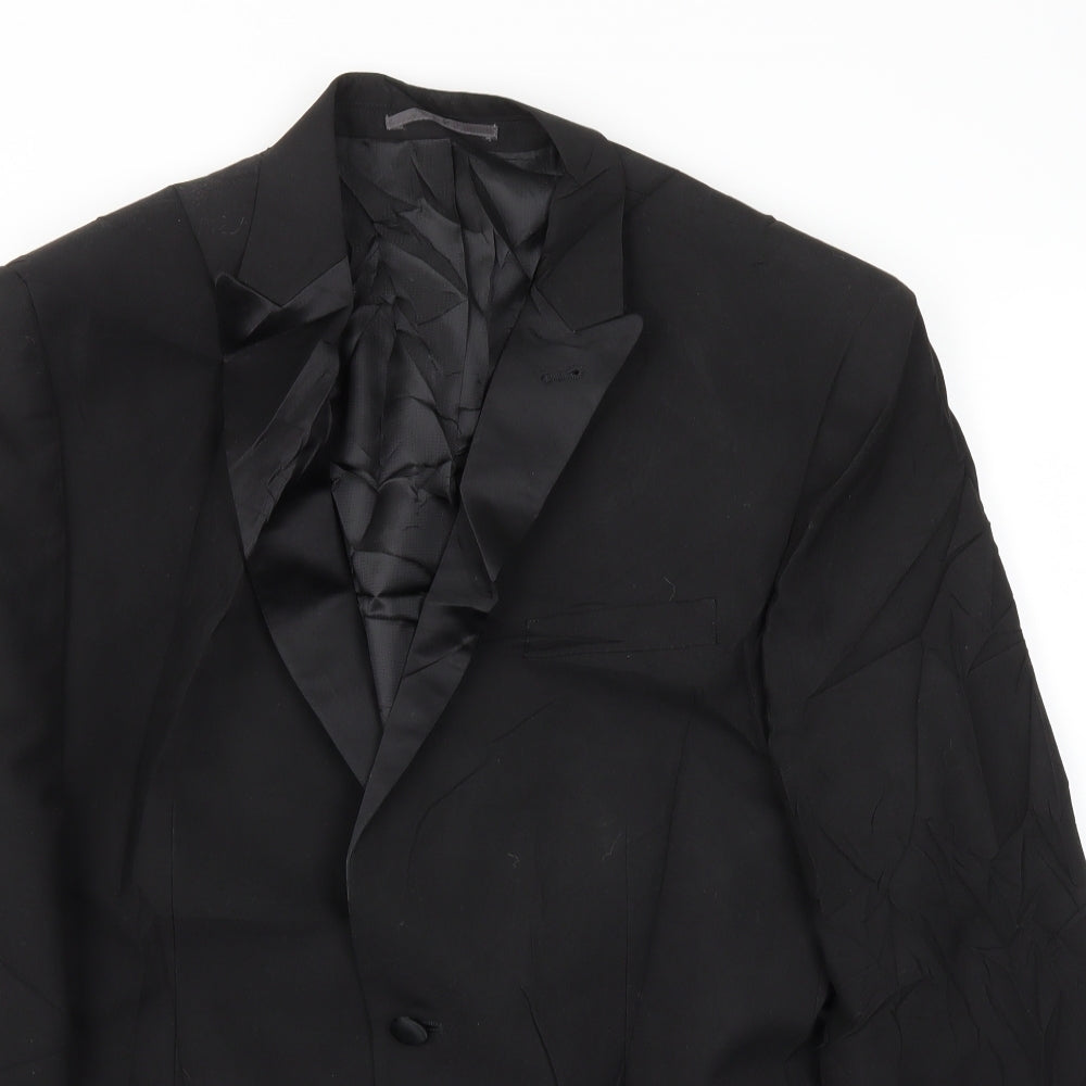 Mens UK Size 42 NEXT Regular Black Suit Jacket