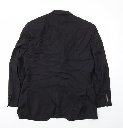 Mens UK Size 40 NEXT Regular Black Suit Jacket