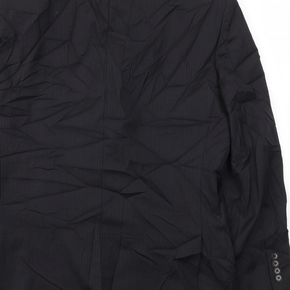 Mens UK Size 40 NEXT Regular Black Suit Jacket
