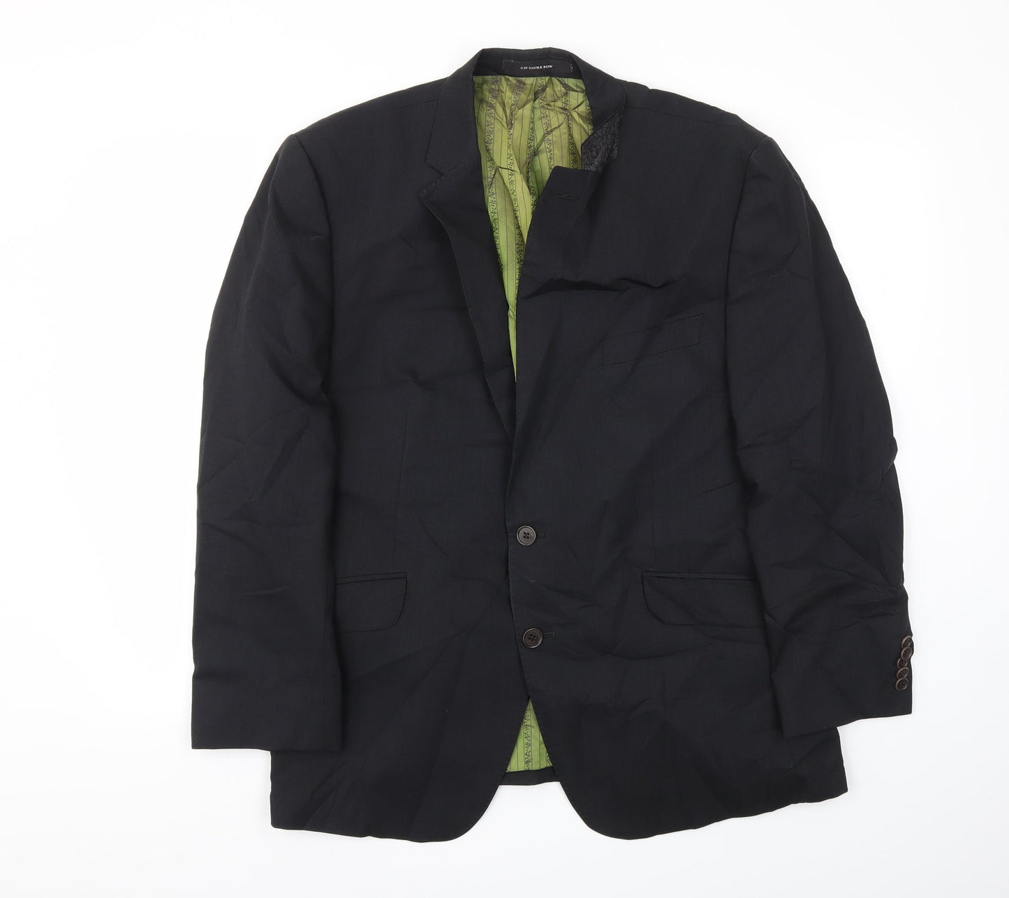 A39 Mens Black   Jacket Blazer Size 44