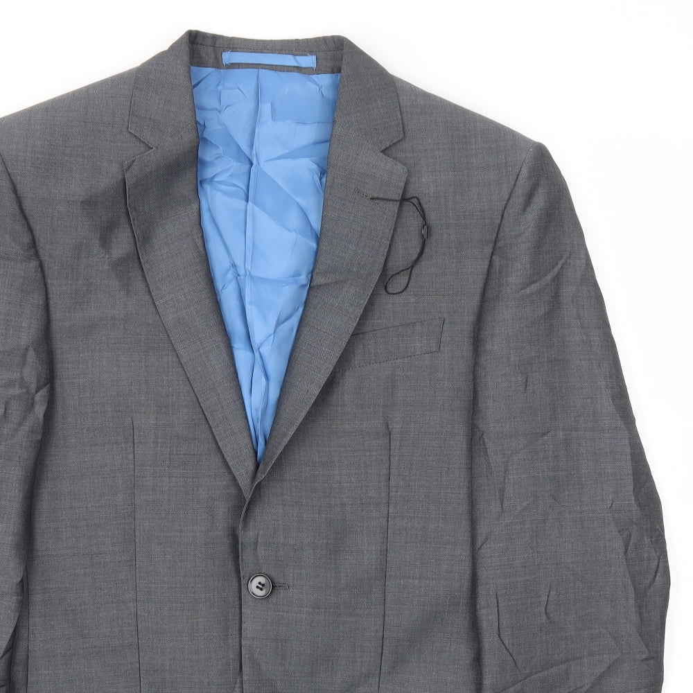 Mens UK Size 36 M&S Regular Grey Suit Jacket
