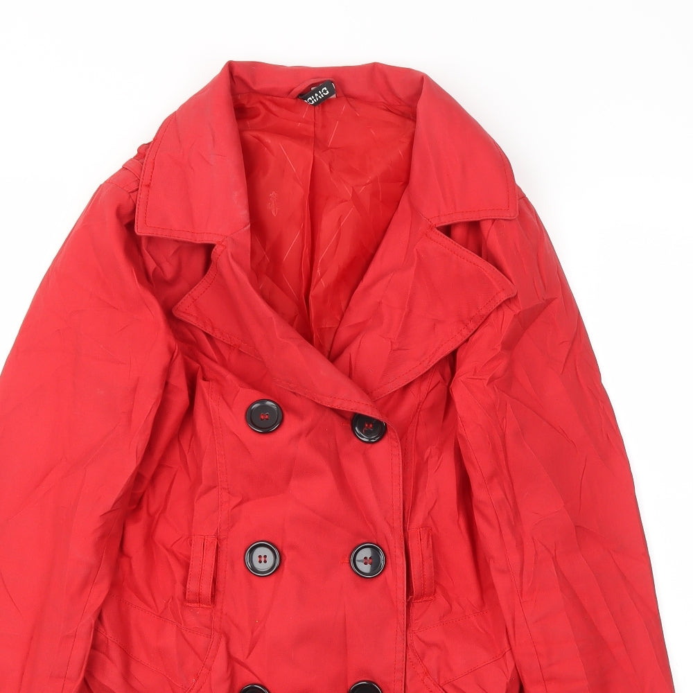 Womens UK Size 10 H&M Red Jacket
