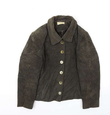 Kaliko Womens Green   Jacket Blazer Size 14