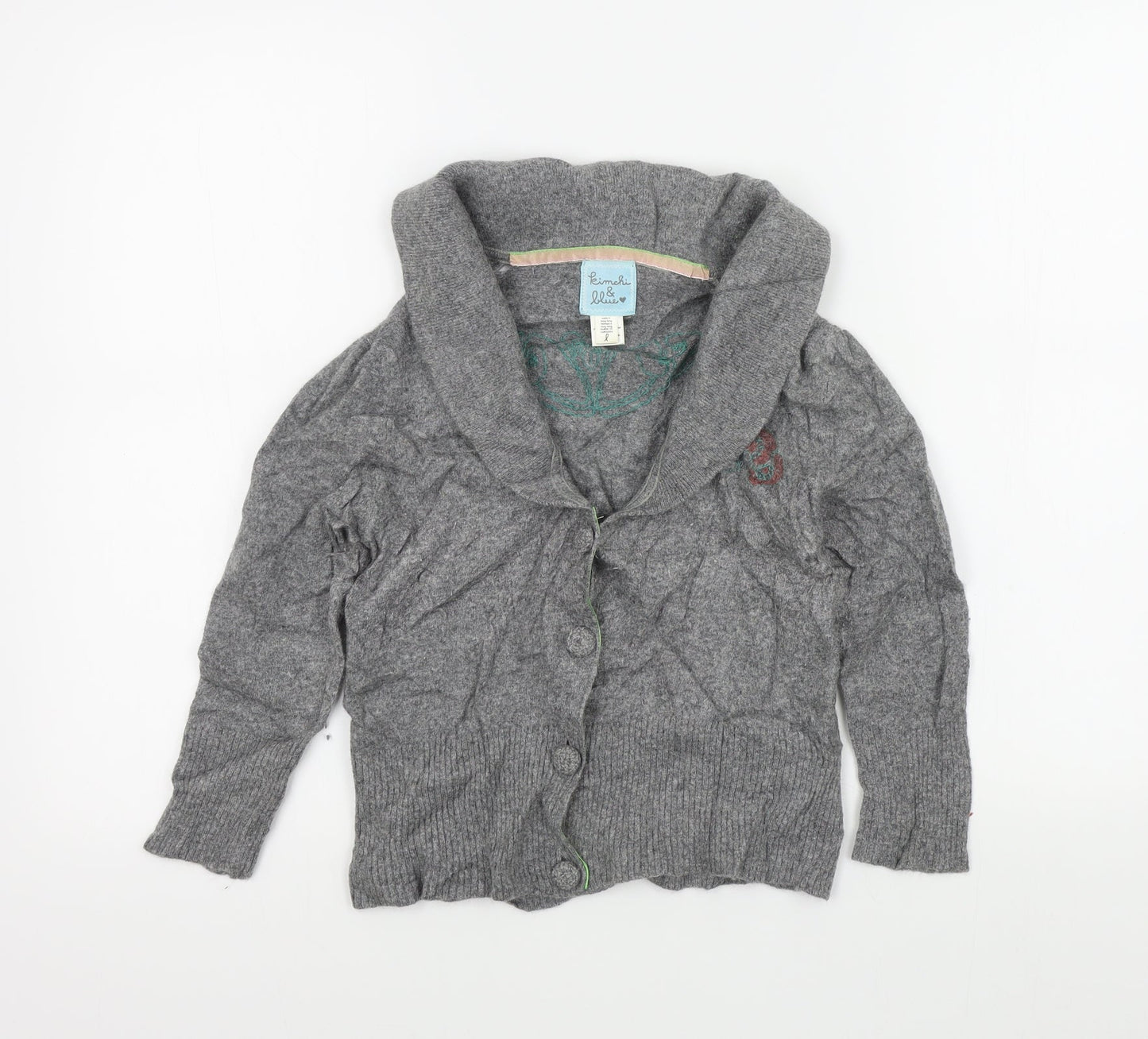 peimchi Womens Grey   Cardigan Jumper Size S