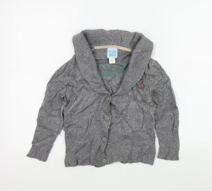 peimchi Womens Grey   Cardigan Jumper Size S