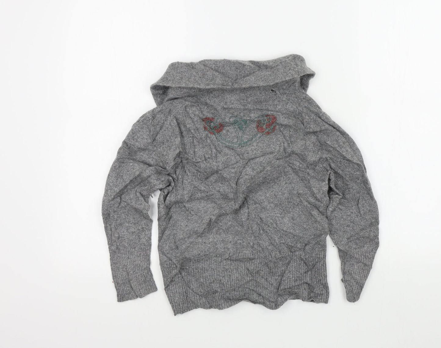 peimchi Womens Grey   Cardigan Jumper Size S