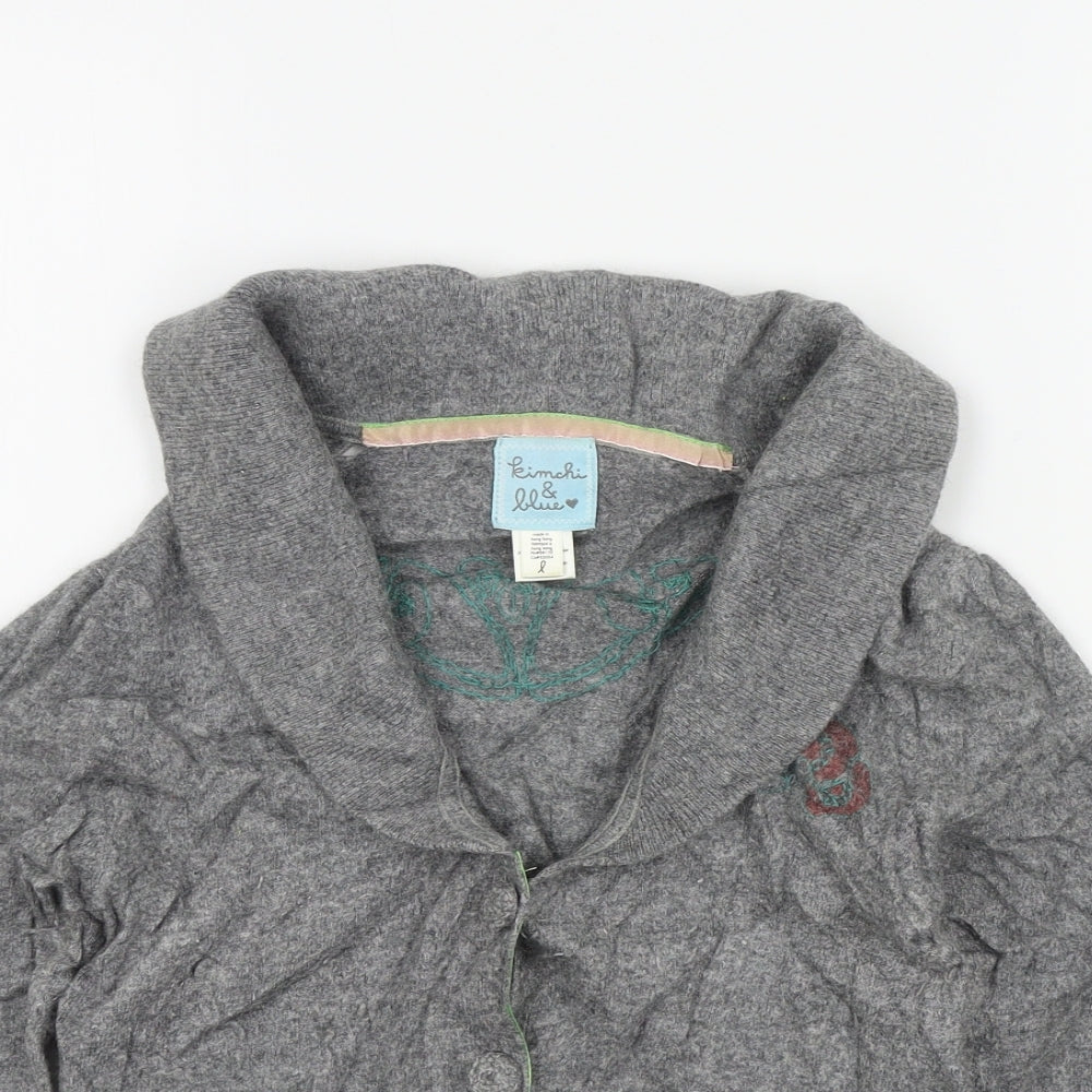 peimchi Womens Grey   Cardigan Jumper Size S