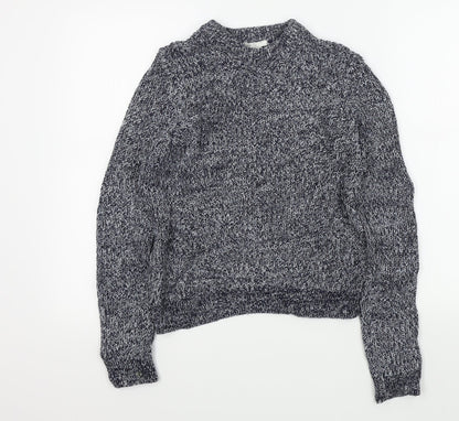 Womens UK Size XS H&M Blue Pullover Jumper