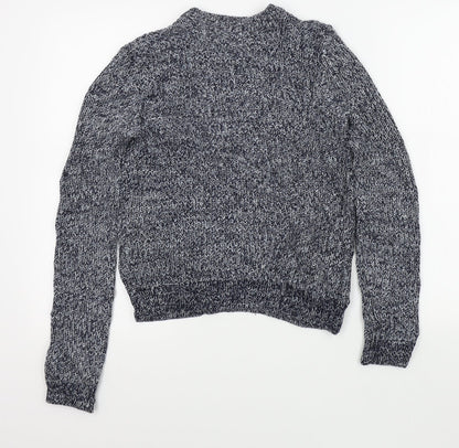 Womens UK Size XS H&M Blue Pullover Jumper