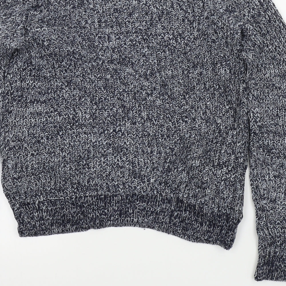 Womens UK Size XS H&M Blue Pullover Jumper